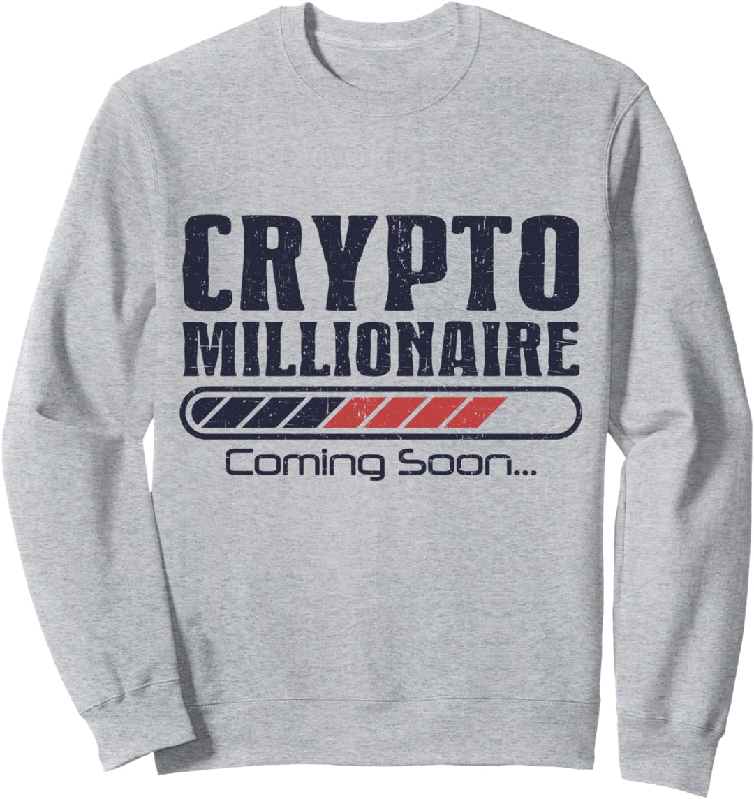 Lustige Bitcoin Krypto Währungsblockkette Sweatshirt