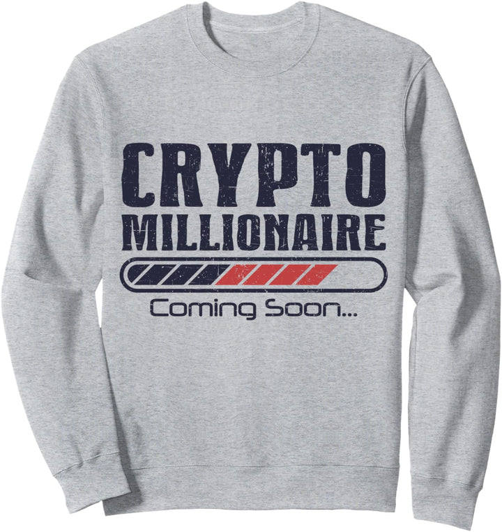 Lustige Bitcoin Krypto Währungsblockkette Sweatshirt