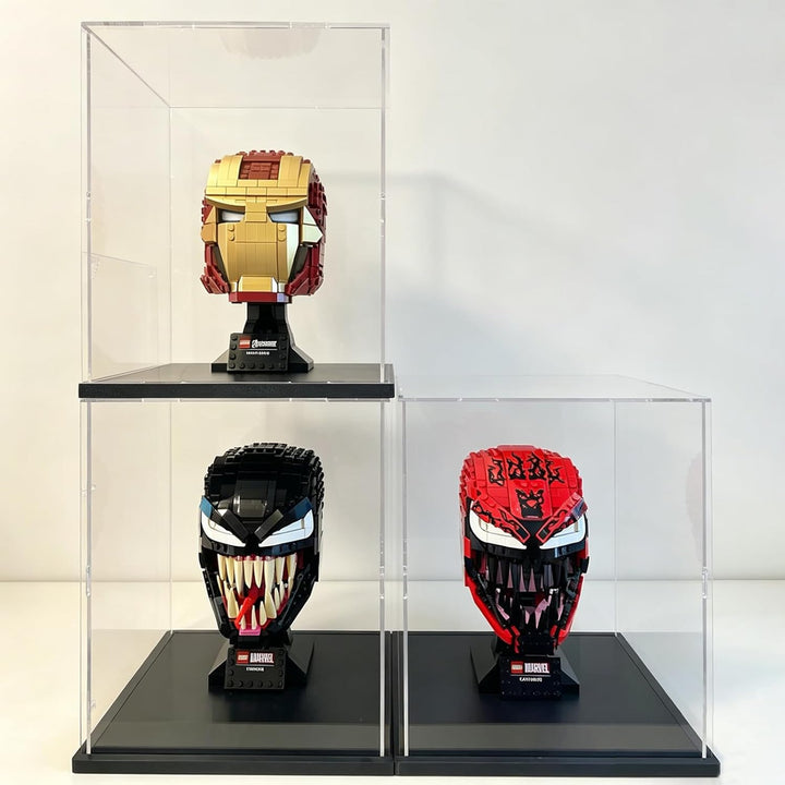 Acryl Vitrine Klar für Lego Actionfiguren Funko Pop Modell Skulptur Transparenter Plexiglas Display
