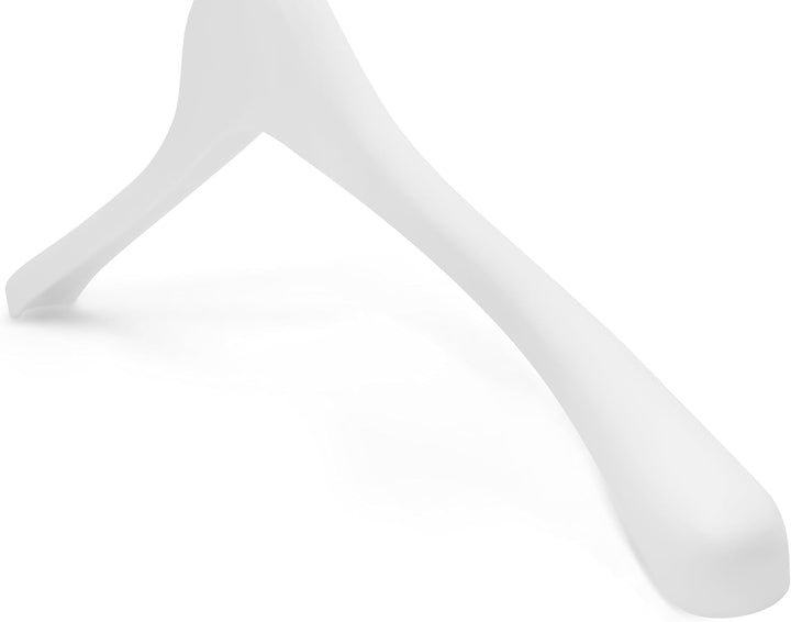 Kiroplast Kleiderbügel für Hemden, T-Shirts, Kleiderbügel aus Kunststoff, platzsparend, rutschfest,