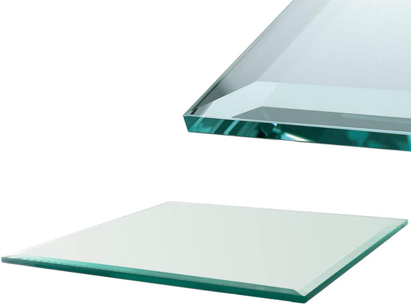 Euro Tische Glasplatte für Kaminofen - Glasscheibe mit 6mm ESG Sicherheitsglas - perfekt geeignet al