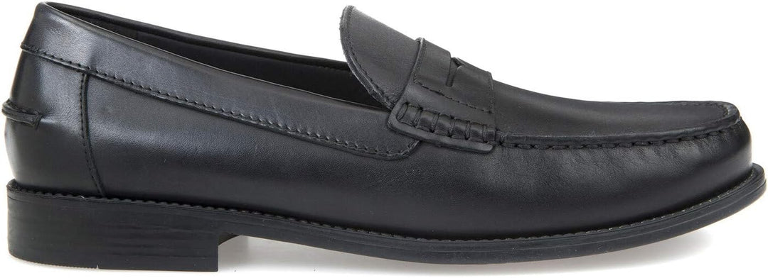 Geox Herren U641zb00043Loafer 40 EU Schwarz, 40 EU Schwarz