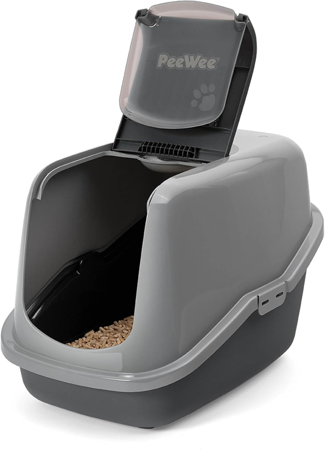 PeeWee EcoHus - Katzentoilette - Starter-Paket Grau, Grau