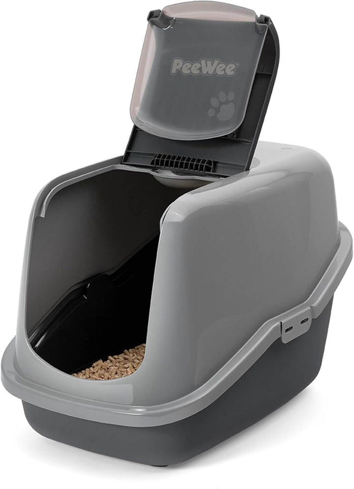 PeeWee EcoHus - Katzentoilette - Starter-Paket Grau, Grau