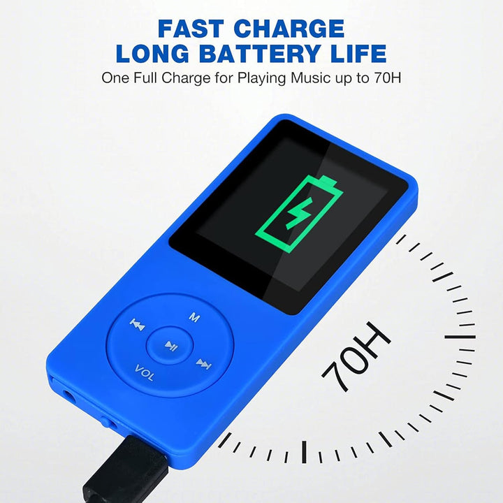 MP3-Player, MP3/MP4 digitaler Musik-Player, Lychee Upgrade, 8 GB, tragbarer HiFi-Sound, Musik-Player