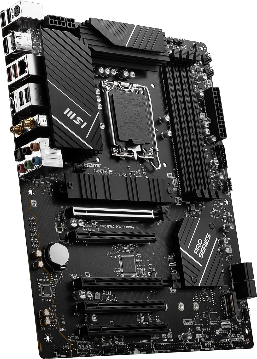 MSI PRO B760-P WiFi DDR4 ProSeries Motherboard (unterstützt Intel Prozessoren der 12. / 13. Generati