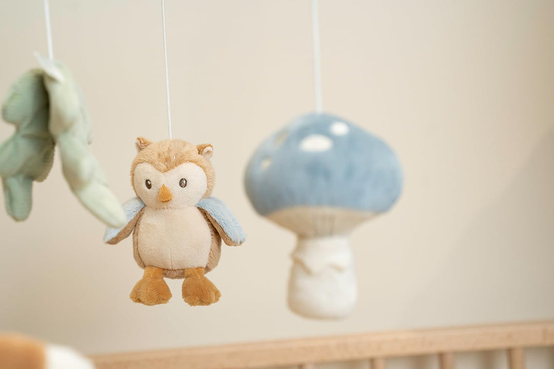 Little Dutch Mobile Musik Spieluhr mit Holz Halterung für Babybett - Forest Friends