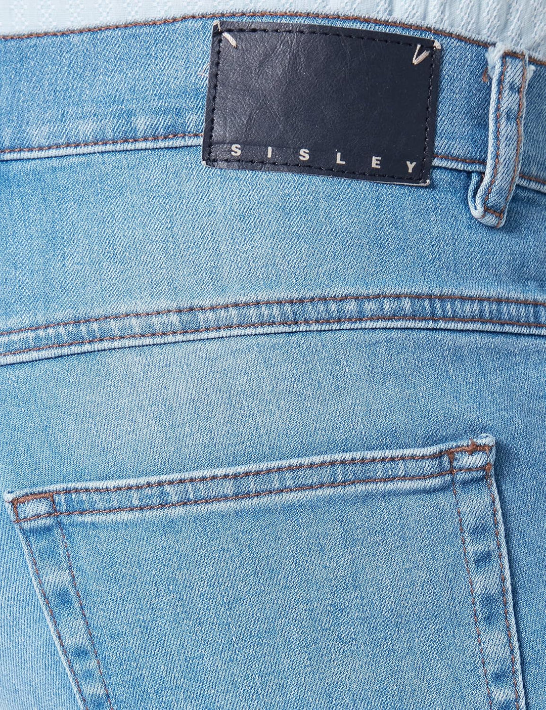 SISLEY Herren Denim Shorts, Blue Denim 901