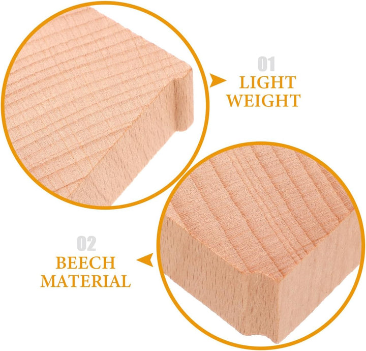 Gadpiparty 6pc Holzeisenbahn ZubehöR 6 StüCk BrüCkenstüTzen FüR Modelleisenbahn ErhöHungen Kompatibe