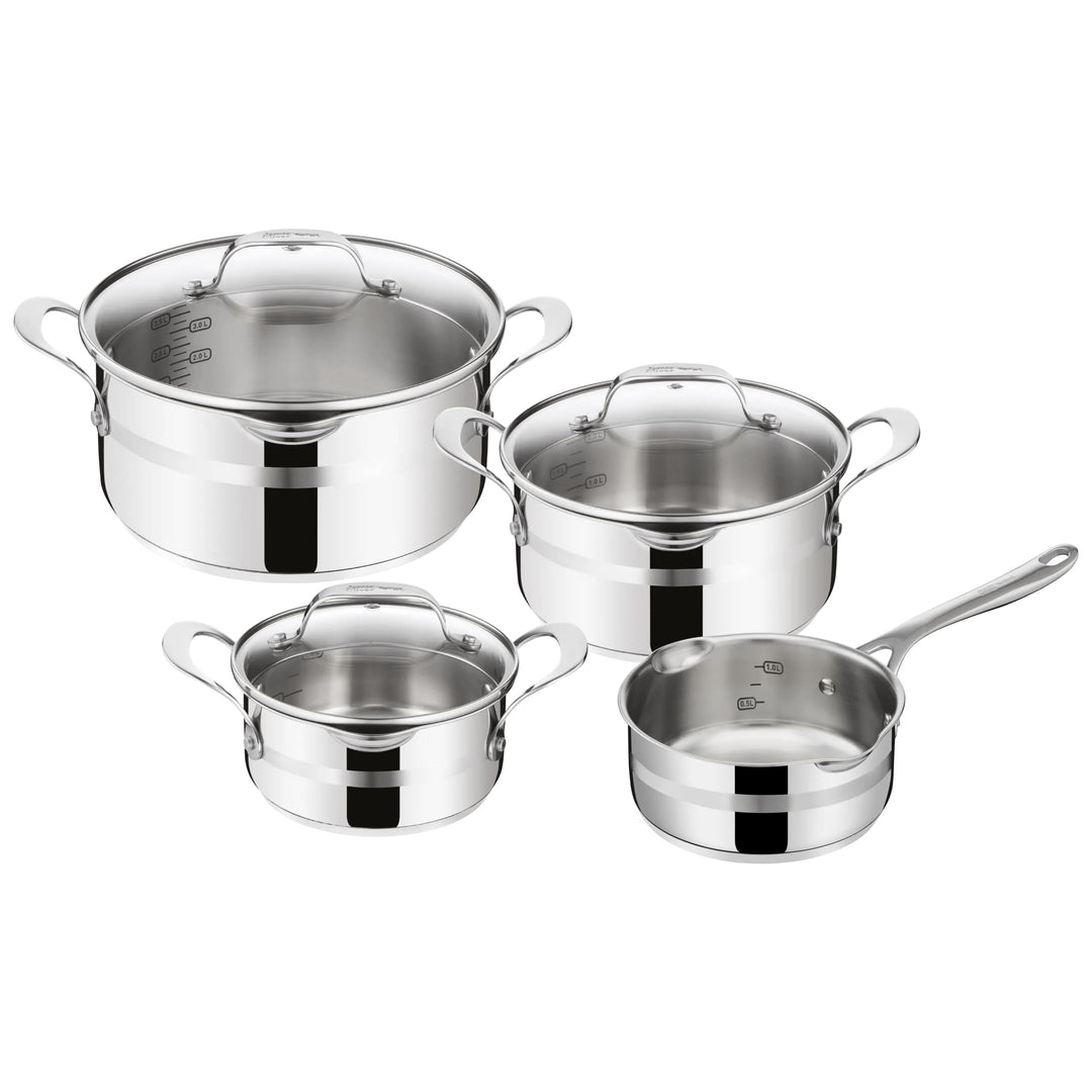 TEFAL Topf Set Jamie Oliver COOK SMART 7-tlg Edelstahl