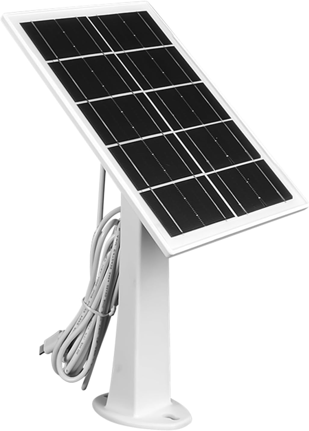 Monokristalline Solarmodule 3.6W/6W/8W Solarpanel Für Akku Überwachungskamera Aussen, Type-C Solarmo