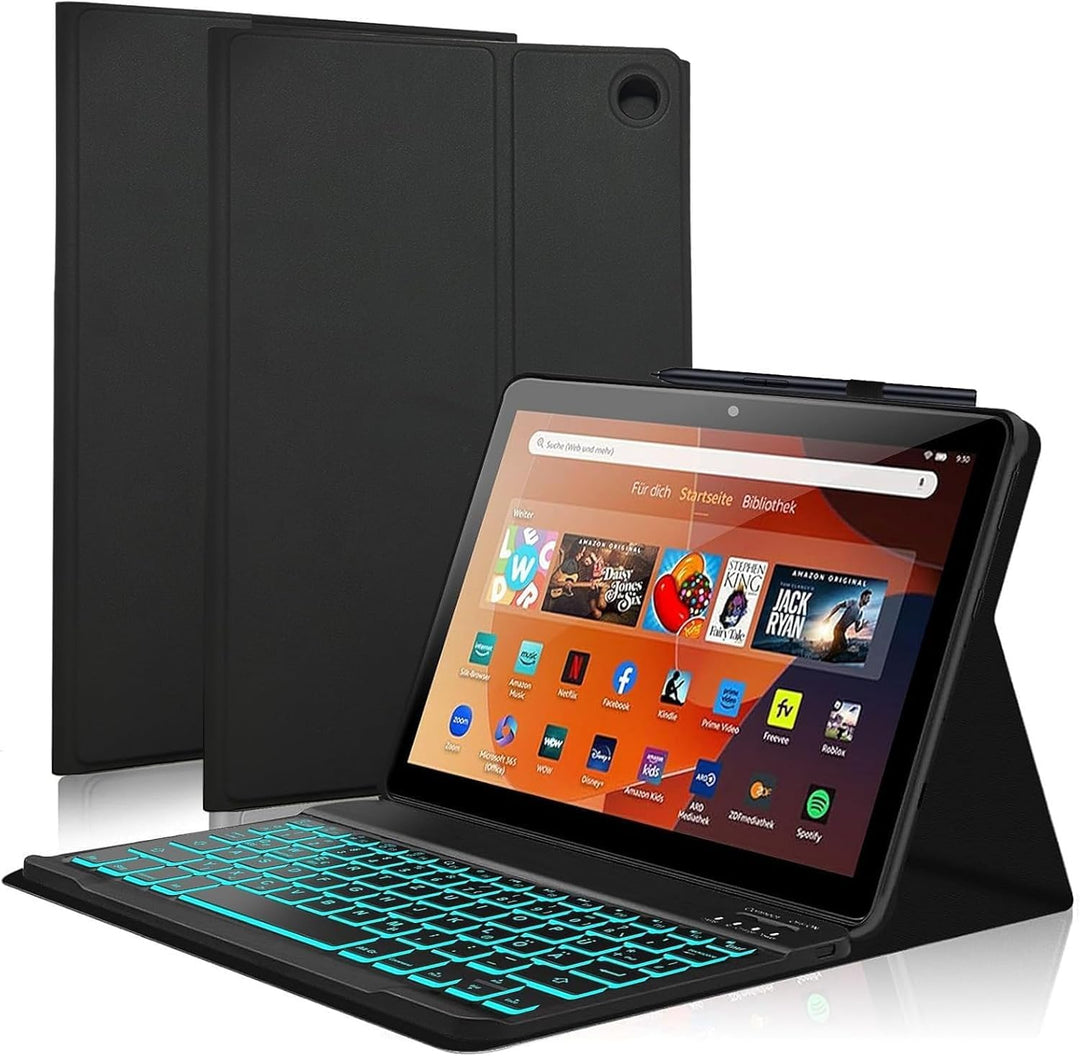 Tastatur für Fire HD 10 2023 13th /HD 10 Plus 10.1&