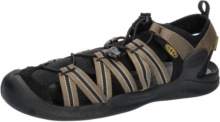 KEEN Herren Drift Creek H2 Sandalen 44 EU Dark Olive Black, 44 EU Dark Olive Black