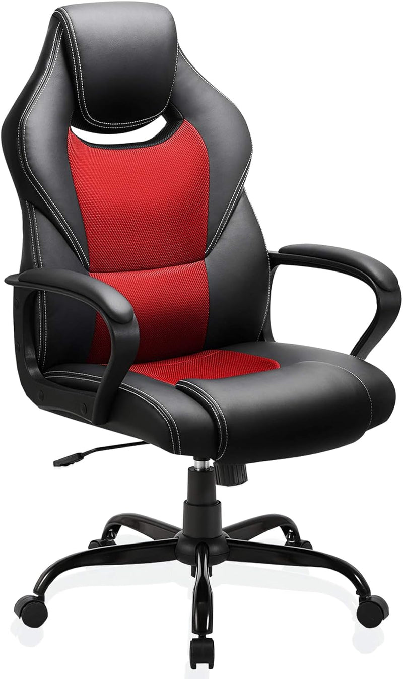 BASETBL Bürostuhl Racing Stuhl Gaming Stuhl Sessel Schreibtischstuhl Ergonomisch Drehstuhl Sportsitz