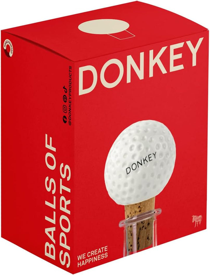 Bottle Sealer Golf - Flaschenverschluss, Weinstopper aus Keramik und Kork, Golf
