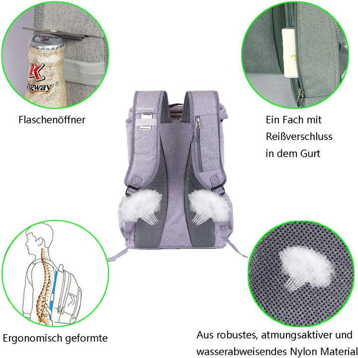 Neusky Wasserdicht kühltasche Rucksack Picknickrucksack für Camping und Wandern
