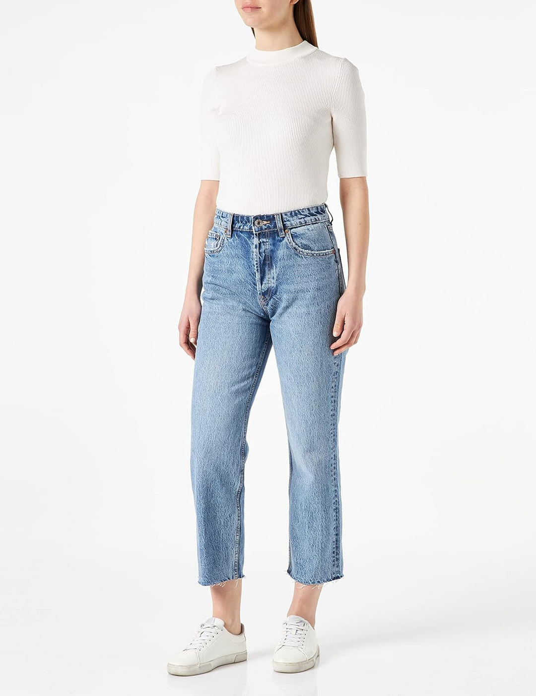 HUGO Damen Shoundyna Top L Natural102, L Natural102