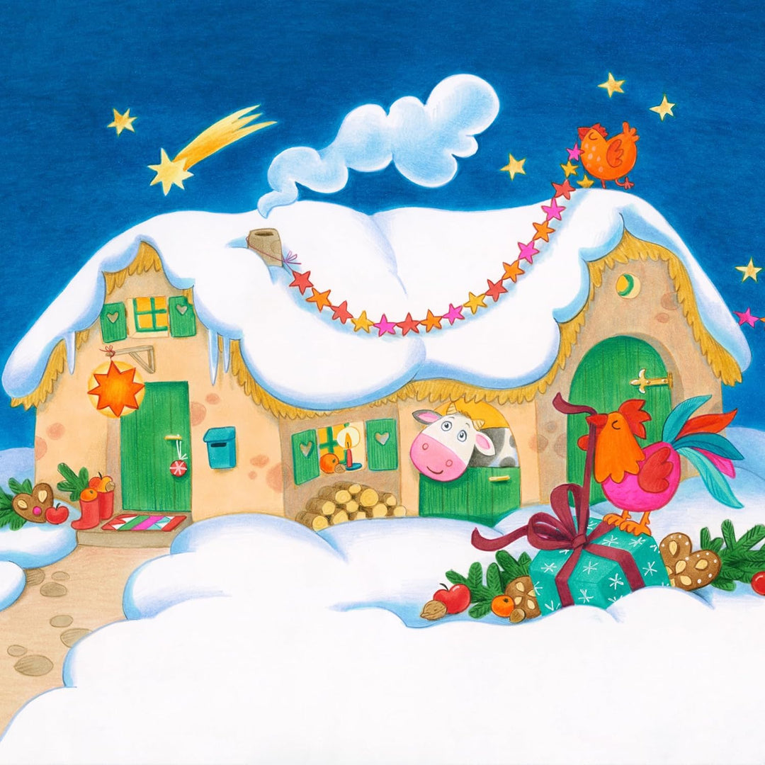 HABA 304902 - Mein erster Adventskalender Bauernhof, für Kinder ab 2 Jahren, Bauernhof