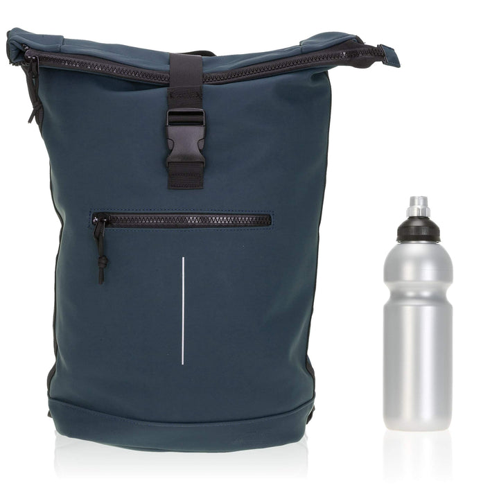 New Rebels Rucksack Plane Time Bag Kurierrucksack Roll-up Fahrradrucksack Sport Fitness + Flasche Du