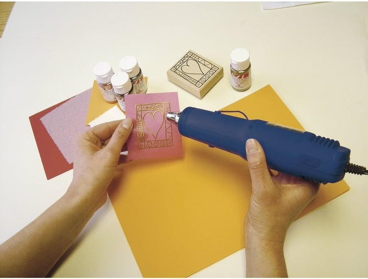 Rayher Heissluftgerät, Embossing Heissluftgebläse 300W, 29,5 x 13,5 x 7,5 cm, zum schnellen und einf