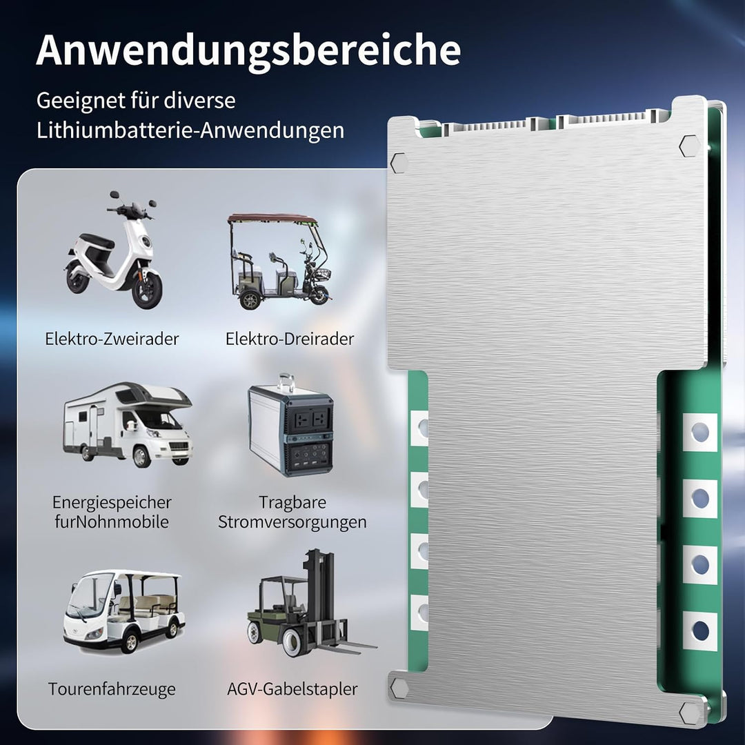 6S BMS 21,6 V 30A Lithium-PCB-Schutzplatine mit Balancerleitung und NTC, gemeinsamem Anschluss, zehn
