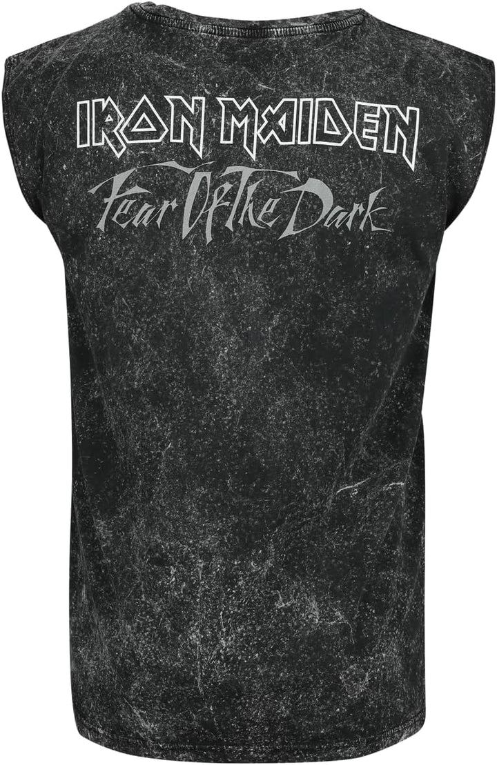 Iron Maiden Fear of The Dark Männer Tank-Top grau Band-Merch, Bands XL Grau, XL Grau