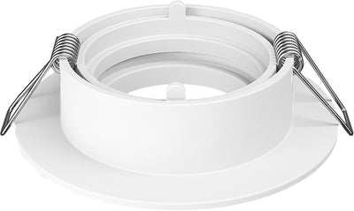 10er Set LED Decken Einbauleuchte schwenkbar rund in weiss - inkl. LED GU10 2W warmweiss - Deckenspo