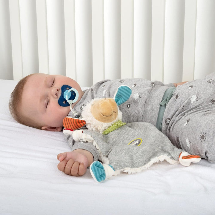 SIGIKID 39240 Schnuffeltuch Schaf Kuscheltuch Mädchen und Jungen Babyspielzeug empfohlen ab Geburt m