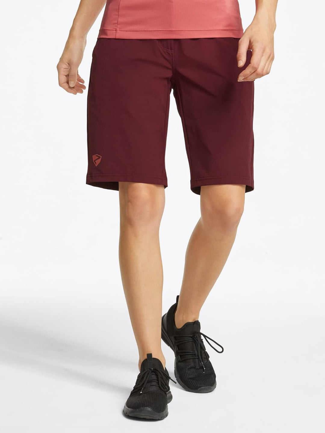 Ziener Damen Fahrrad-Shorts mit Innenhose - Mountainbike/Outdoor/Freizeit - atmungsaktiv,schnelltroc