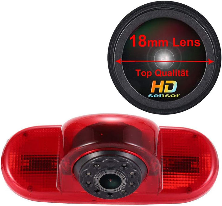 Navinio 1280X720 Pixel Auto Dritte Dach Top Mount Bremsleuchte Kamera Bremslicht Rückfahrkamera IR L