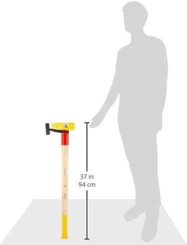 Ochsenkopf Spalthammer, Schlanke Form mit Rotband-Plus Stielbefestigung, Langlebiger Stiel aus Hicko