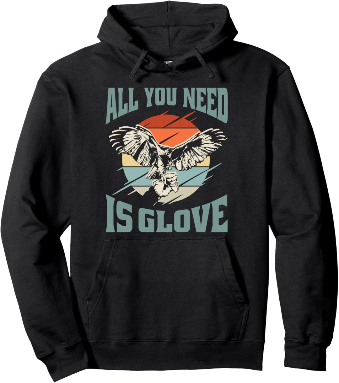 Falconry Hawk Handschuh Falcon Pullover Hoodie