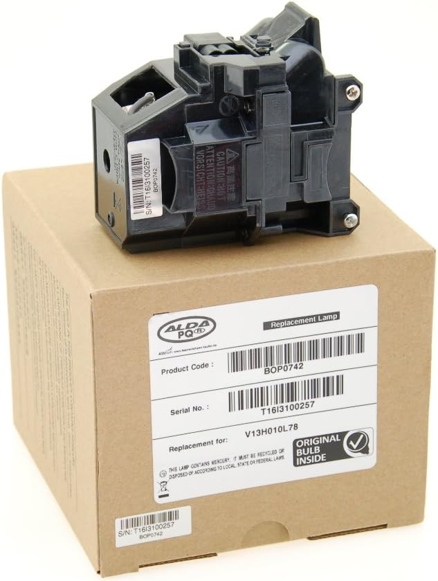 Alda PQ Professionell, Beamerlampe kompatibel mit EPSON 99W, EB-955W, EB-965, EB-S03, EB-S18, EB-W18
