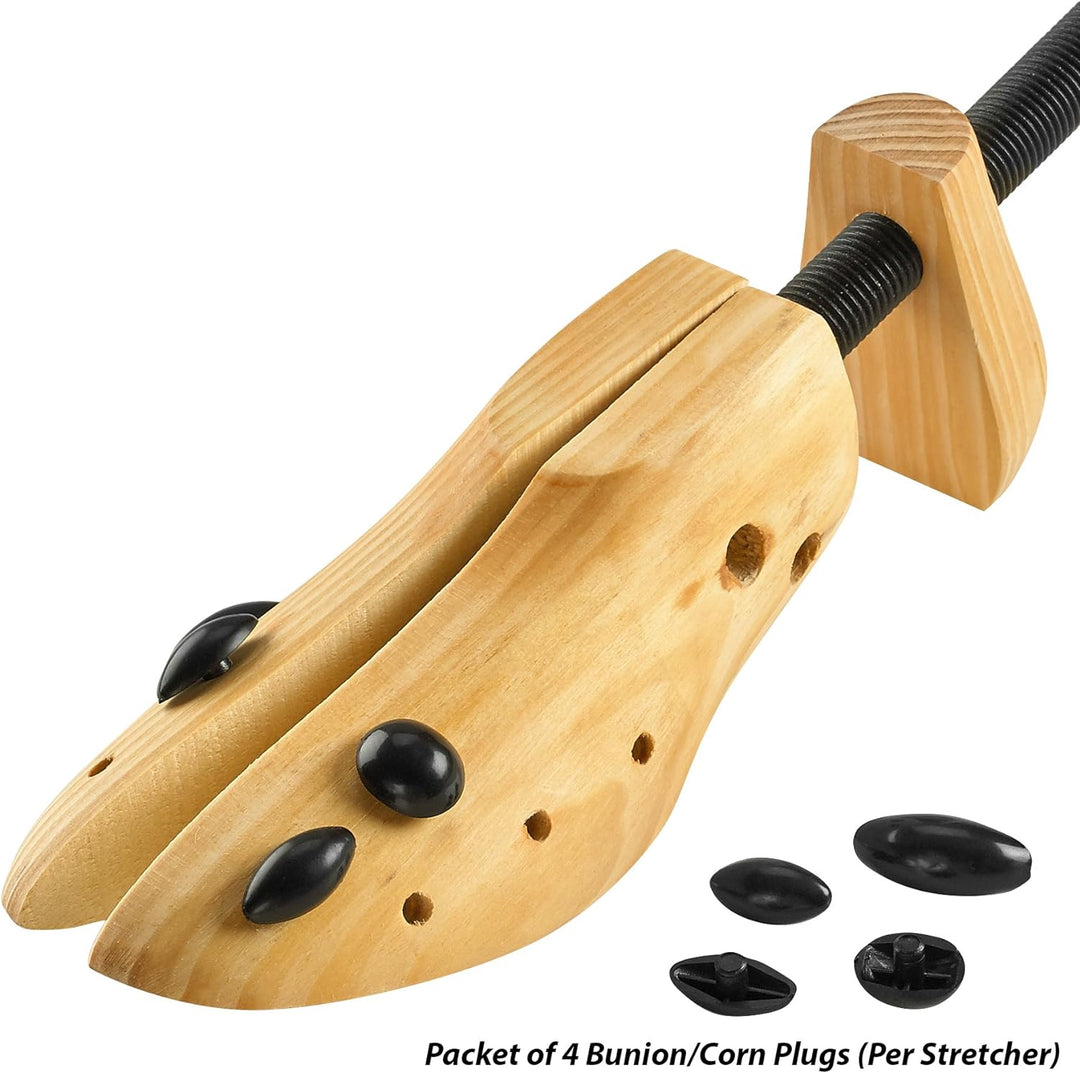 MEDca Professioneller 2-seitiger Holzschuhspanner, Deluxe-Holzschuh für Herren und Damen, Grösse L,
