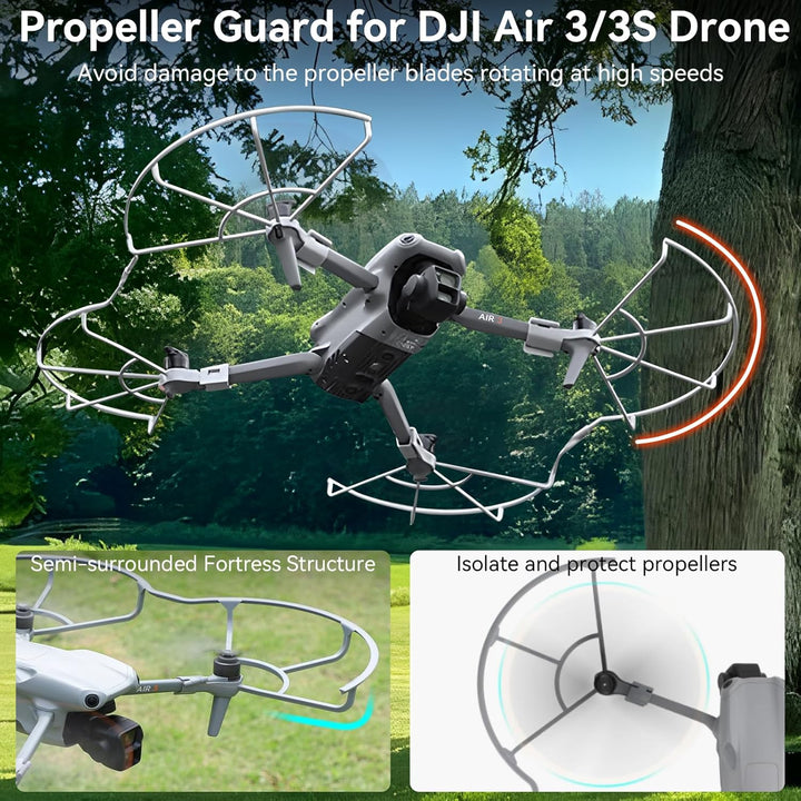 Air 3S Propeller – mit Blattschutz Propellerhalter Propeller Fixierer Faltbaren Landefüsse Fahrwerk