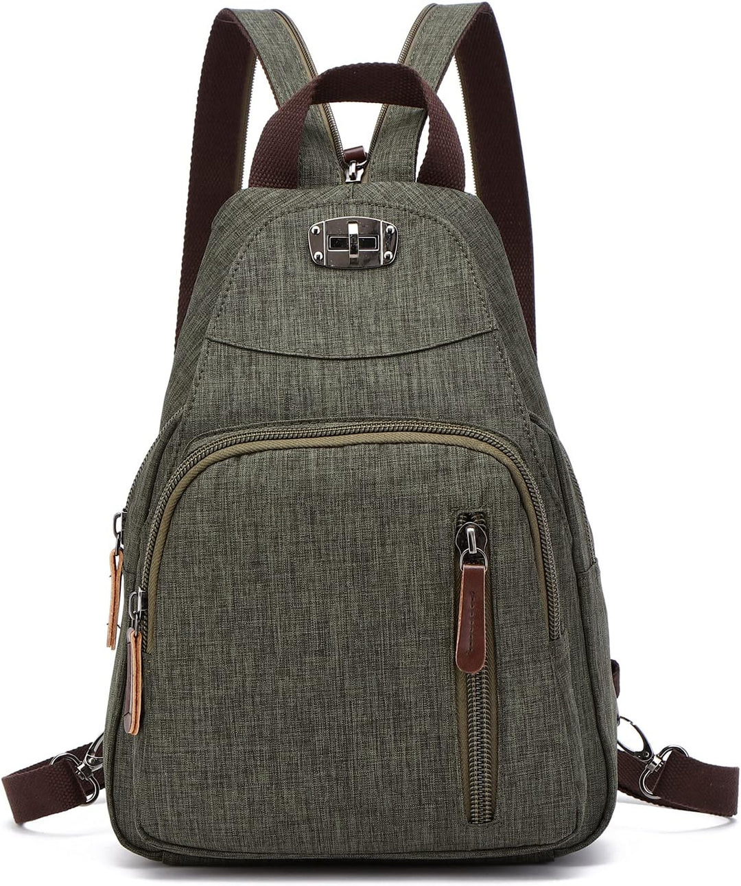 FANDARE Retro Brusttasche Sling Bag Klein Rucksack Schulranzen Umhängetasche Schulrucksack Sporttasc