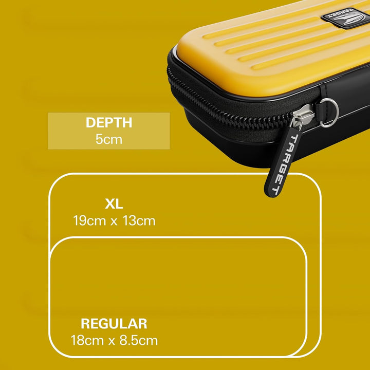 Target Darts Takoma Regular Darts Case - Holds x 1 Satz Darts Brieftasche Gelb, Gelb
