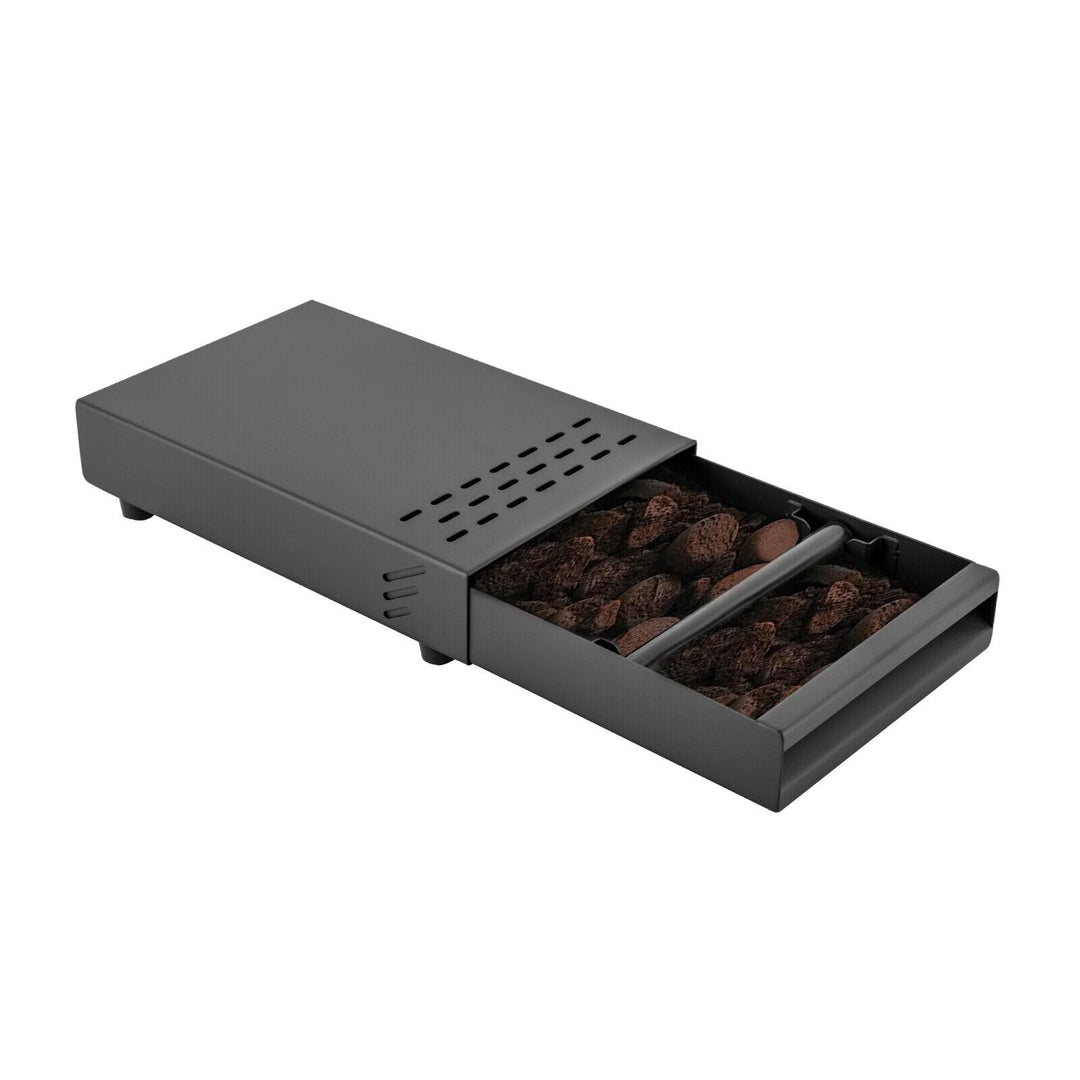 Metall ﻿Abschlagbox für Kaffeesatz, Grosse Kapazität Schublade Klopfbox, Klopfbox Siebträger, Kaffee