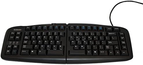 BakkerElkhuizen Goldtouch Adjustable V2 Split Tastatur, deutsches Lay-Out schwarz