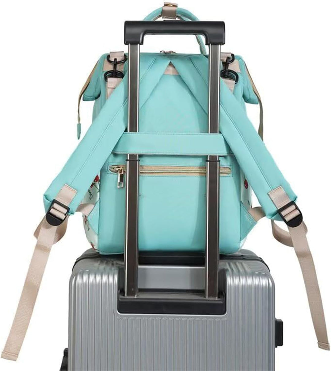 Generisch Wickelrucksack - Wickeltasche Mit Isoliertem Flaschenfach | Reise Baby Tasche Mit Wickelun