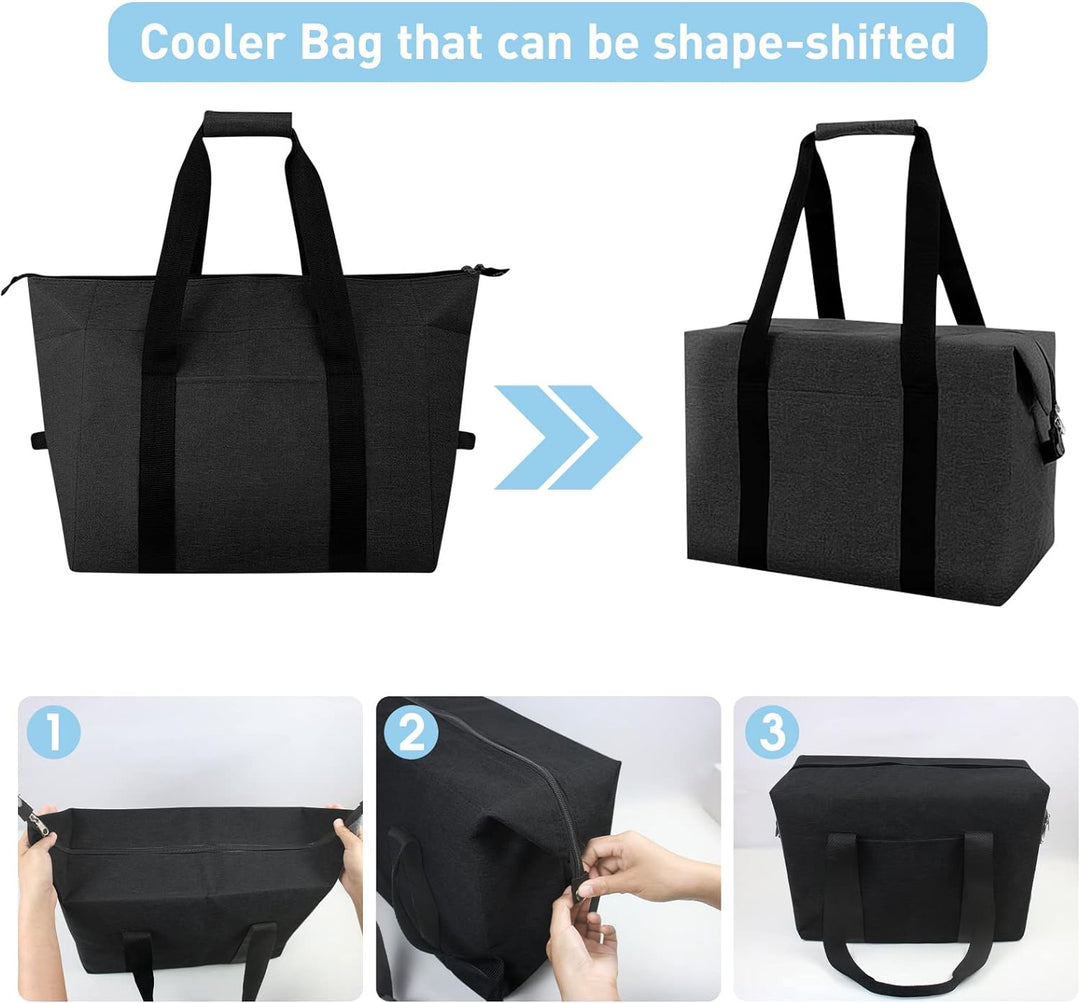 Nvseaty Kühltasche Faltbar 20L - Hält Ihre Lebensmittel Frisch und Kühl - Perfekt für Camping und Pi