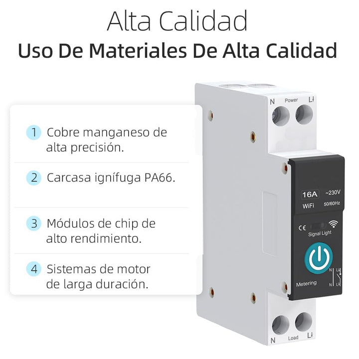 Din Rail Circuit Breaker Smart WIFI Switch Wireless Handy Fernbedienung 3 Timing-Modi Funktion für H