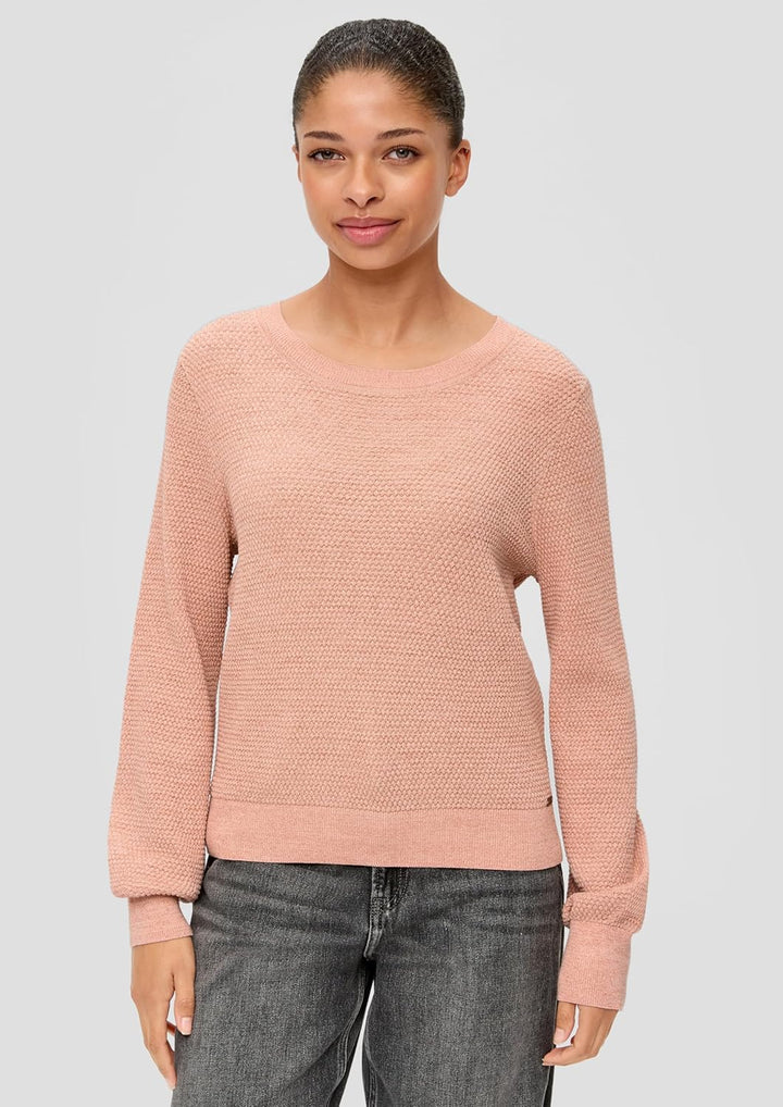 QS Feinstrickpullover mit Glitzergarn L 20w0, L 20w0