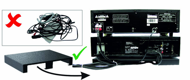 Cable Management Sytem Compac-Sys für Audio / Video Anlager - Grösse 2