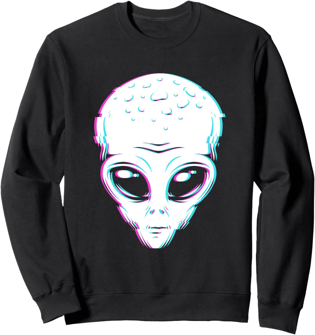 Glitch Alien Sweatshirt