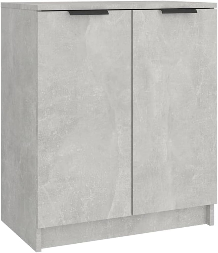 Schuhschrank Betongrau 59x35x70 cm Holzwerkstoff, Schuhe Organizer, Schuhe Aufbewahrung, Schuhregal