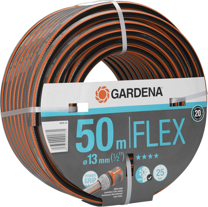 Gardena Comfort FLEX Schlauch 13 mm (1/2 Zoll), 50 m: Formstabiler, flexibler Gartenschlauch mit Pow
