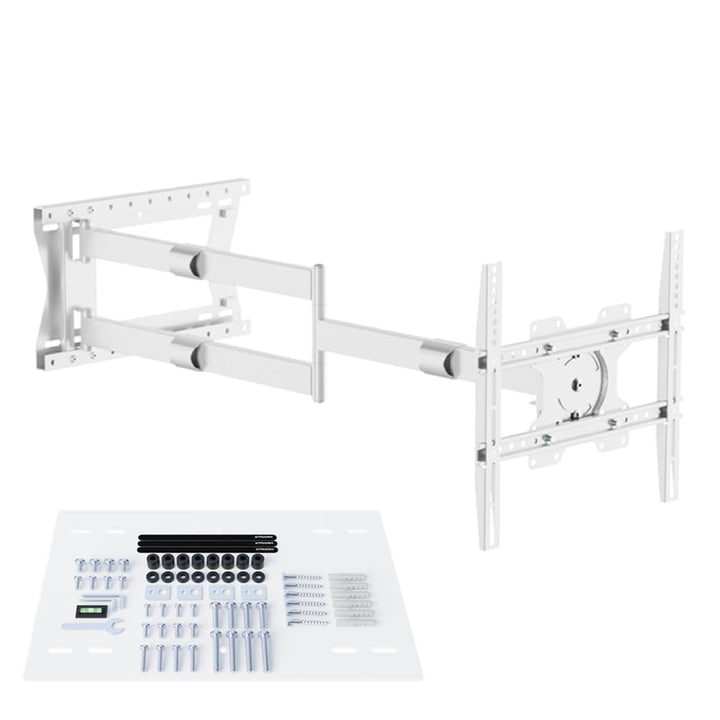 TiTon 120 cm, TV Wandhalterung, drehen, rotieren, 40kg, VESA max.400x400mm weiss 120 cm / 40 kg / VE