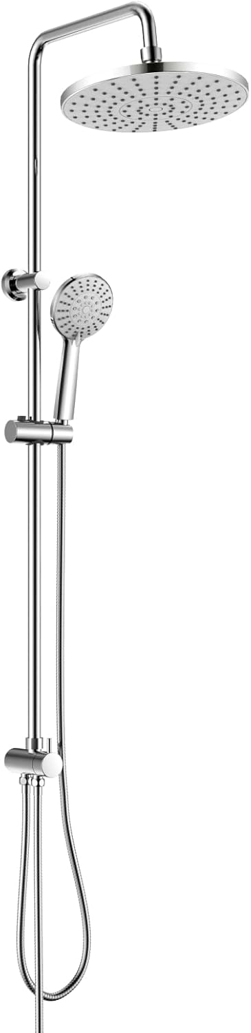 KOMIRO Duschsystem ohne Armatur, Regendusche ohne armatur Duschstangeset Duschsäule Set Duschset mit