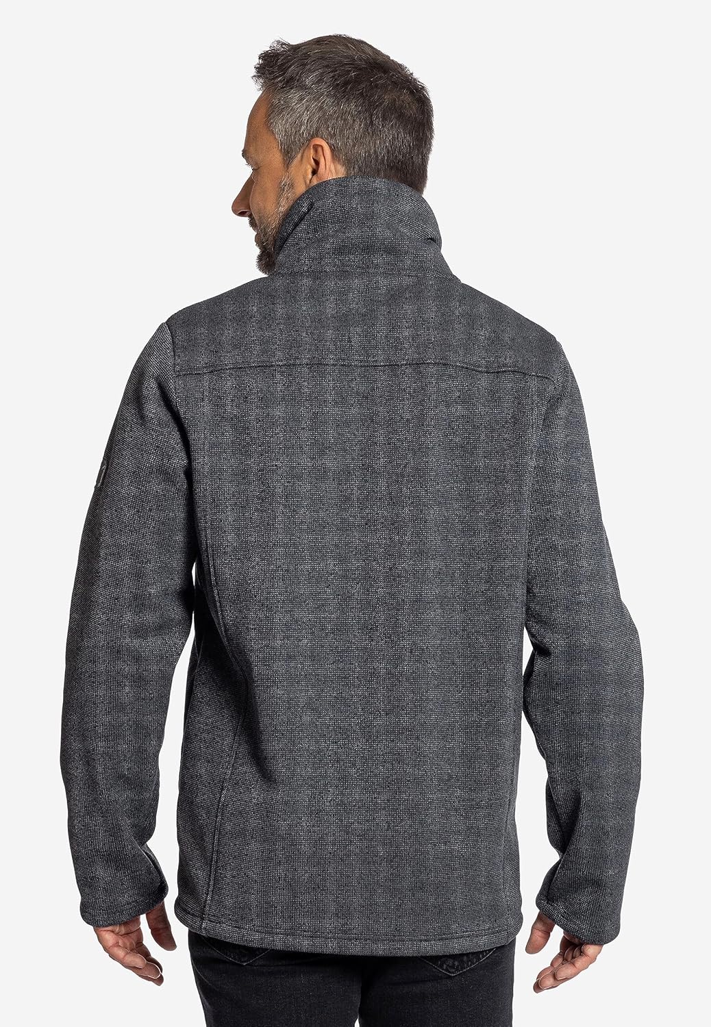 ELKLINE Herren Strickfleecejacke Fat Chance 1013043 XXL grey-black, XXL grey-black